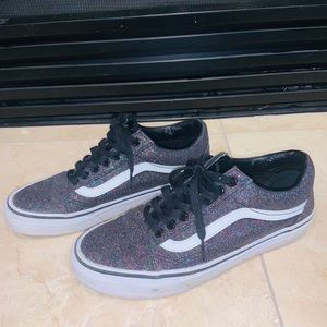 Van's Glitter Old Skool Vans Size 8